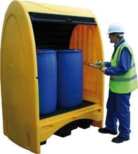 Load image into Gallery viewer, 2 Drum Polystore Yellow