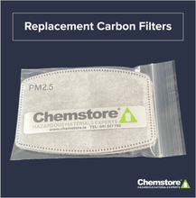 Load image into Gallery viewer, Chemstore replacement carbon filter pack PM2.5