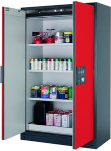 Asecos EN14470-1 Q 90 Fire Rated Cabinet Red