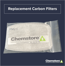 Load image into Gallery viewer, Chemstore replacement carbon filter pack PM2.5
