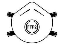 Load image into Gallery viewer, FFP2 valved respirator diagram
