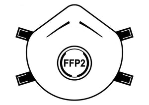FFP2 valved respirator diagram