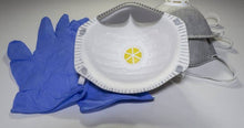Load image into Gallery viewer, disposable respirator and disposable gloves kit
