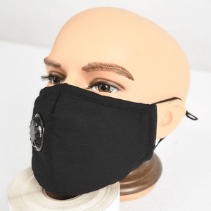 reusable face mask on mannequin head