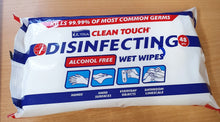 Load image into Gallery viewer, Ultra clean touch disinfecting alcohol free wet wipes for PPE starter kit
