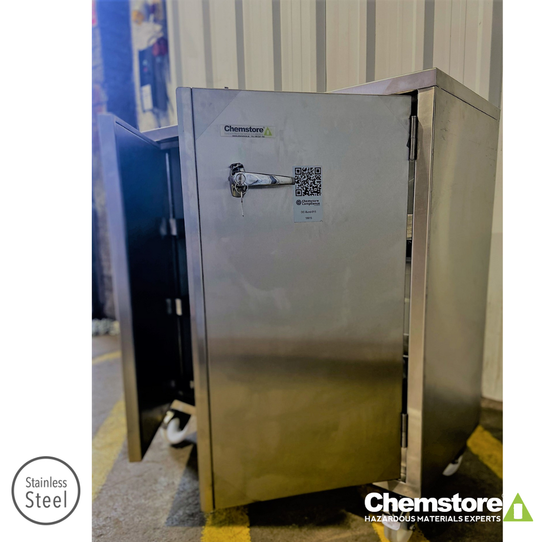 Chemstore Stainless Steel Bunded Cabinet